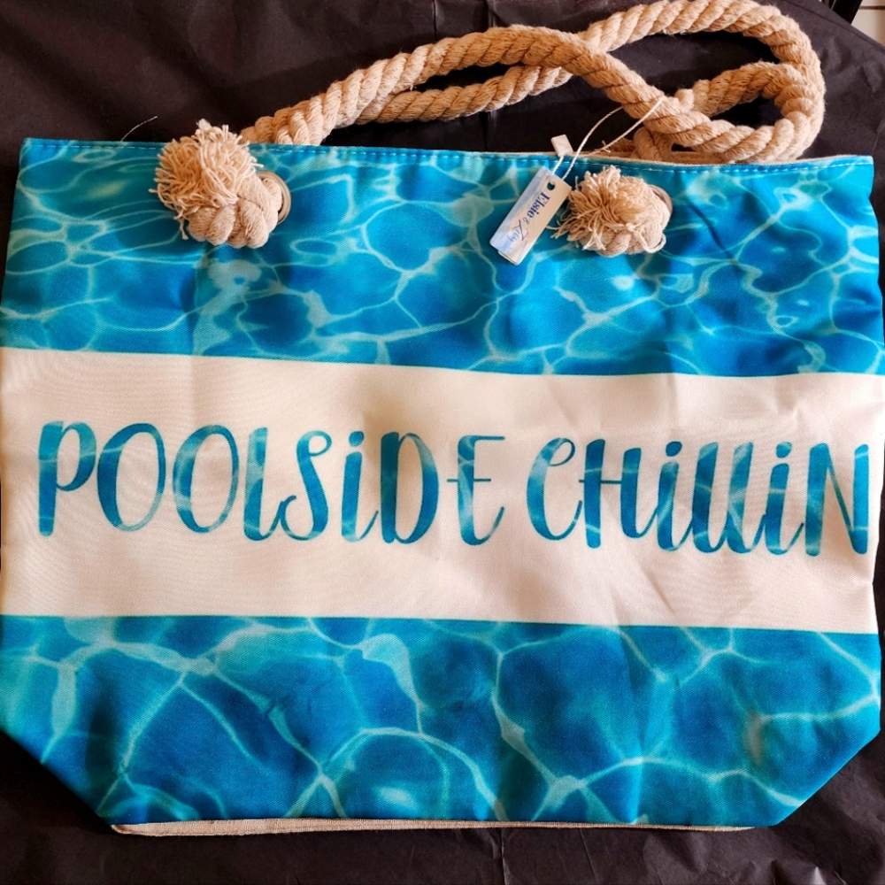 Elsie and Lily Pool Bag with Rope Handle